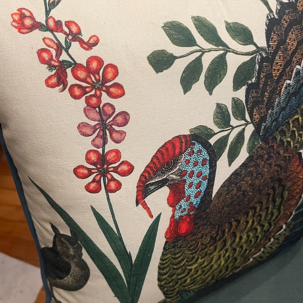 John Derian X Target Turkey Floral Pillow - Picture 4 of 9